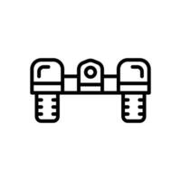 hoverboard icon. vector line icon for your website, mobile, presentation, and logo design.