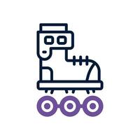 roller skate icon. vector dual tone icon for your website, mobile, presentation, and logo design.