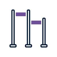 pull up bar icon. vector dual tone icon for your website, mobile, presentation, and logo design.