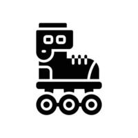 roller skate icon. vector glyph icon for your website, mobile, presentation, and logo design.