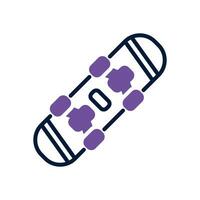 skateboard icon. vector dual tone icon for your website, mobile, presentation, and logo design.