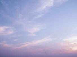 Pastel sky for nature background photo