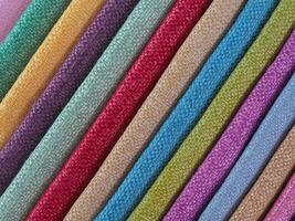 Colorful background, A stack of colorful fabric. Full frame shot of muti colored fabric background photo