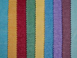 Colorful background, A stack of colorful fabric. Full frame shot of muti colored fabric background photo