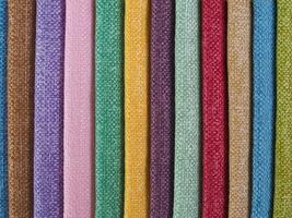 Colorful background, A stack of colorful fabric. Full frame shot of muti colored fabric background photo