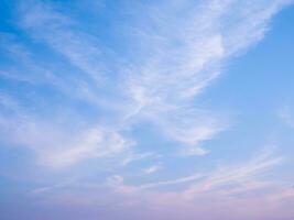 Pastel sky for nature background photo