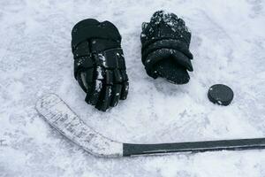 things are a hockey player on the ice photo