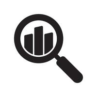 Marketing Research Icon. Finance - Researching Icon. vector