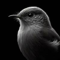 AI generated AI Generative Close up of a bird photo