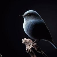 ai generado ai generativo cerca arriba de un pájaro foto