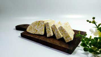Indonesian tempeh is delicious and many people like it photo