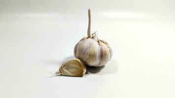 Kitchen spices Red and white onions along with large fresh red chilies photo