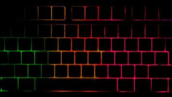 Love RGB mechanical keyboard photo technology