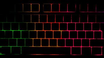 Love RGB mechanical keyboard photo technology