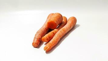 Fresh carrot isolated photo for your design needs