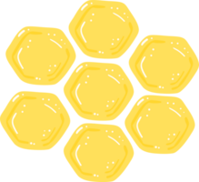 Cute Honeycomb illustration flat design png