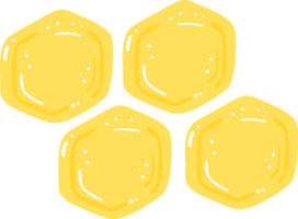 Cute Honeycomb illustration flat design png