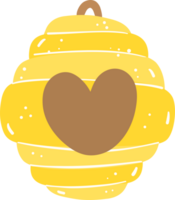 Bee hive cartoon png