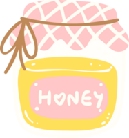 cartoon honey jar png