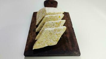 Indonesian tempeh is delicious and many people like it photo