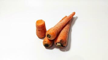 Fresh carrot isolated photo for your design needs