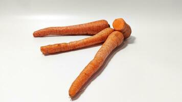 Fresh carrot isolated photo for your design needs