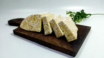 Indonesian tempeh is delicious and many people like it photo