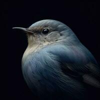 AI generated AI Generative Close up of a bird photo