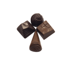 dark chocolate chocolates png