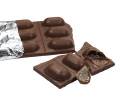 chocola bar gevulde met likeur en suiker png