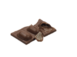 Chocolat bar rempli avec liqueur et sucre png