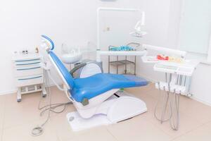The traditional surgery room at the orthodontist clinic photo