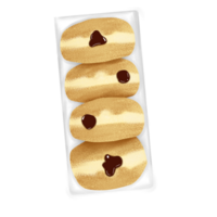 bomboloni ciambelle illustrazione su png transparant sfondo