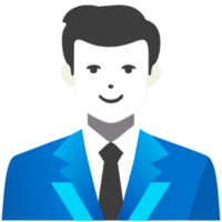 AI generated Young Businessman Office png