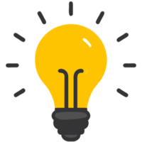 AI generated Light Bulb  Idea png