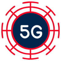 AI generated 5G Chip Technology png