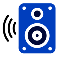 AI generated Speaker Sound Music png