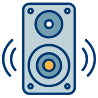 AI generated Speaker Sound Music png