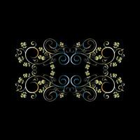 Decorative frames, Retro ornamental frame, Vintage rectangle ornaments and ornate border vector