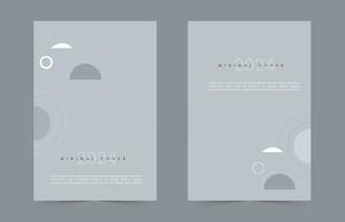 2024 minimal Cover Modern template set vector design