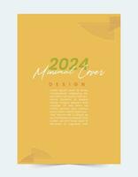 2024 minimal Cover Modern template set vector design