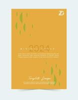 2024 minimal Cover Modern template set vector design