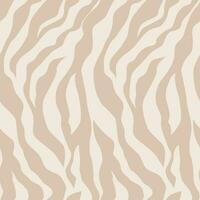 Animal seamless pattern striped mammals fur. Predator camouflage. Printable background vector