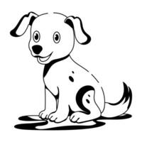 Trendy Dog Concepts vector