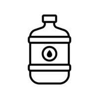agua galón icono vector diseño modelo sencillo y limpiar