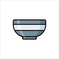 bowl icon vector design template simple and clean