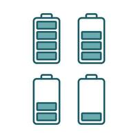 battery icon vector design template simple and clean