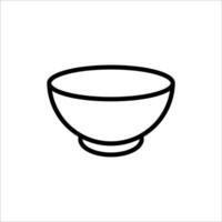 bowl icon vector design template simple and clean