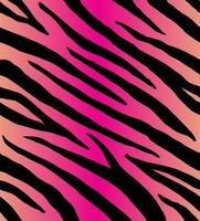 Vector seamless pattern of pink zebra tiger print