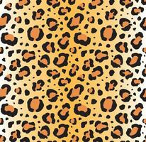 Vector seamless pattern of leopard fur print